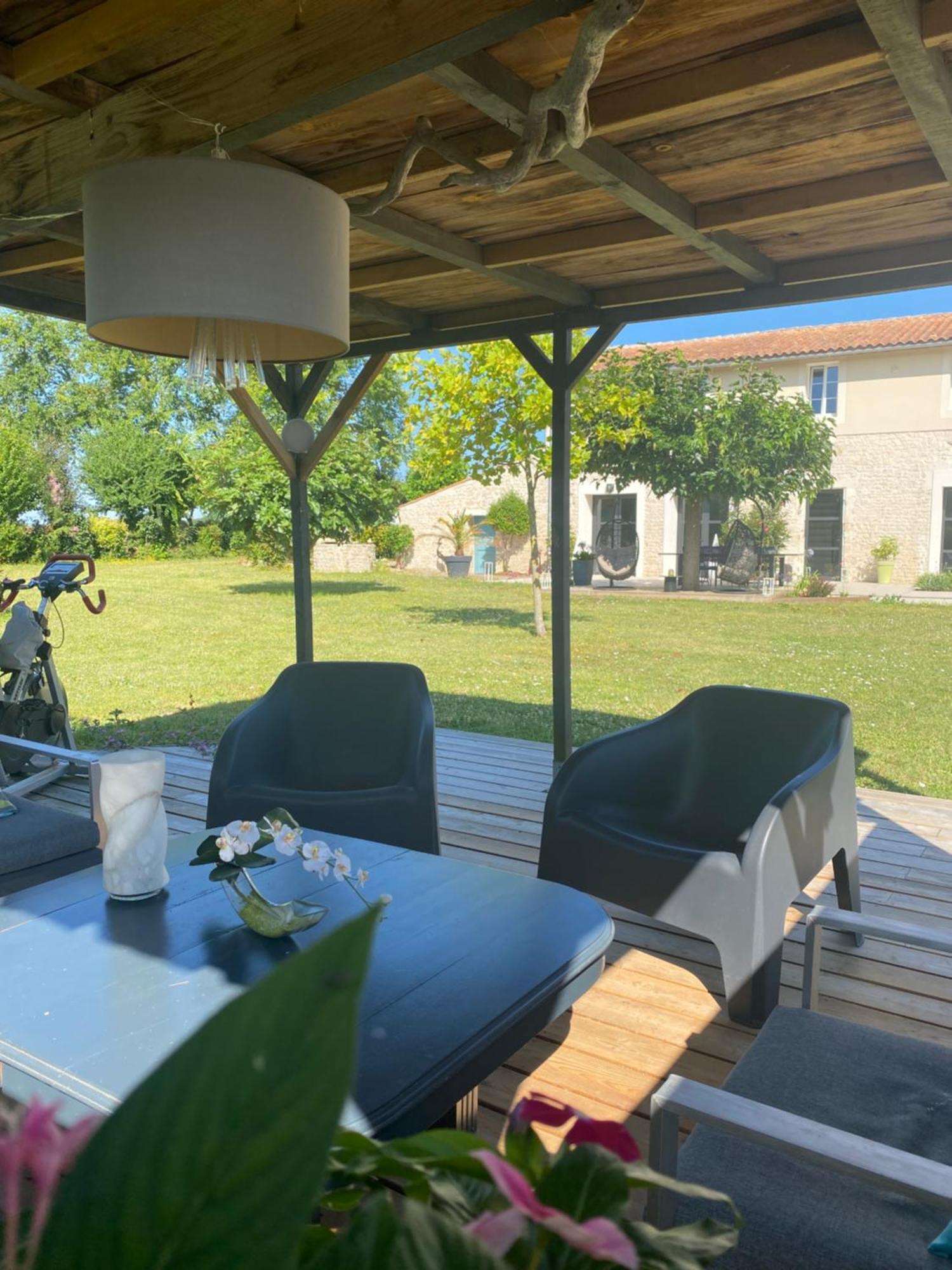 La Chaumeauniere Bed & Breakfast Aigrefeuille-d'Aunis ภายนอก รูปภาพ